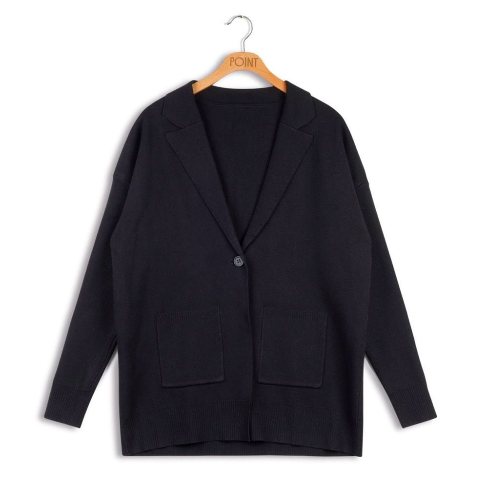 Point Knit Blazer